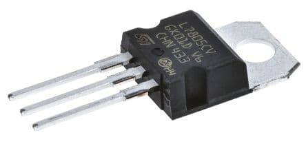 Regulador de Voltaje Lineal 5V L7805 - Pack 5 Unidades
