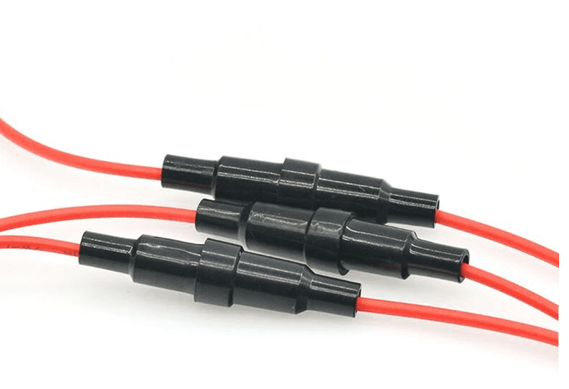 Pack 3 Porta Fusible con cable  50x20mm