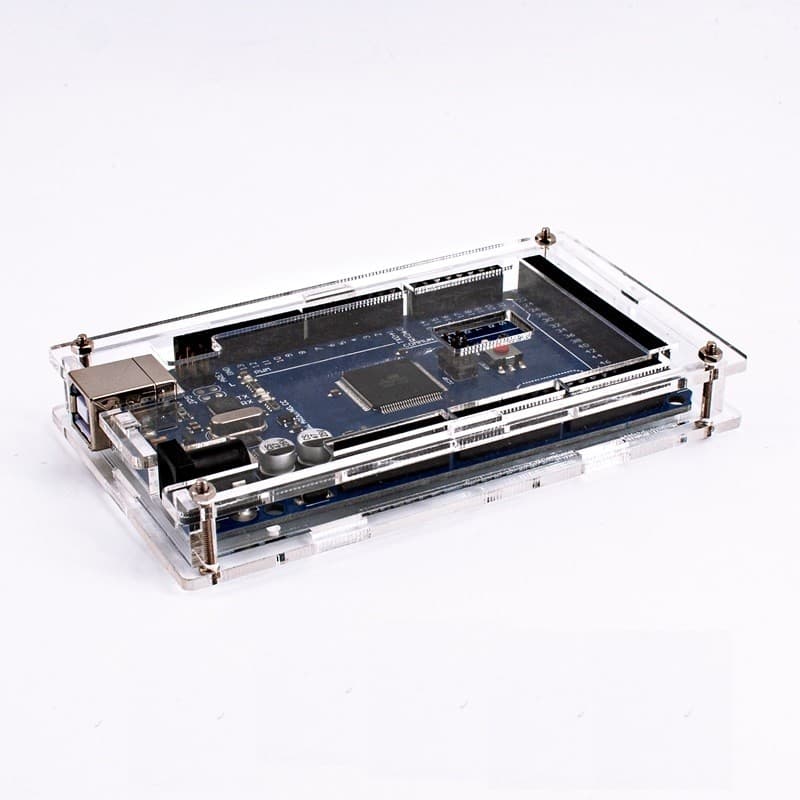 Case acrílico para arduino Mega