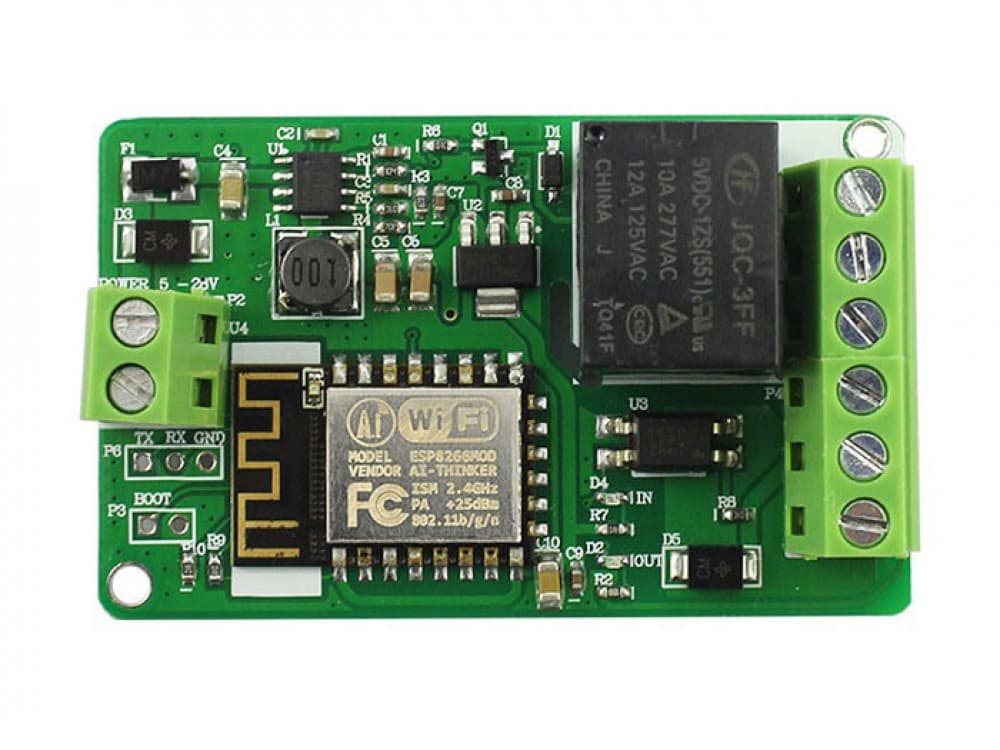 Placa control ESP8266 con rele