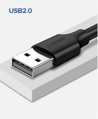 Cable USB 2.0 Macho-Macho 1 Metro Ugreen