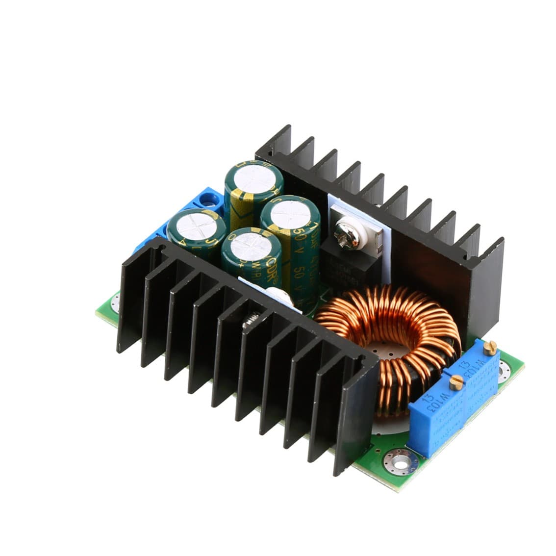 Step Down Regulable de 08-28v, 12a, 300w