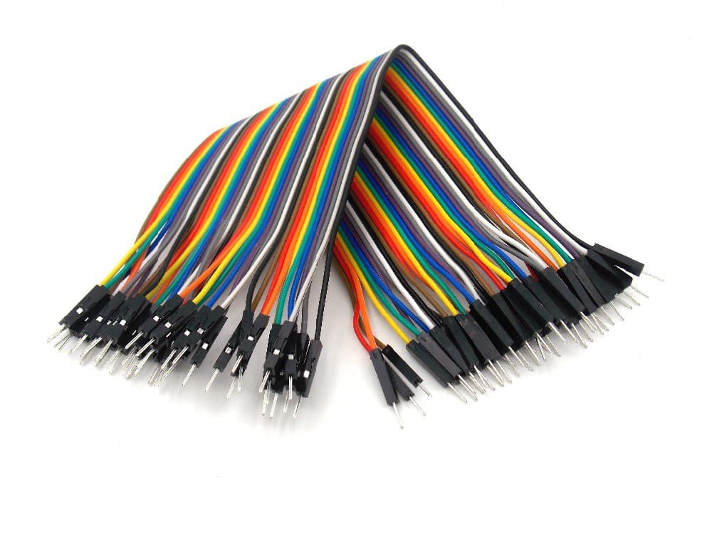 Cables dupont 40 pines (variedad de tipo y tamaño)