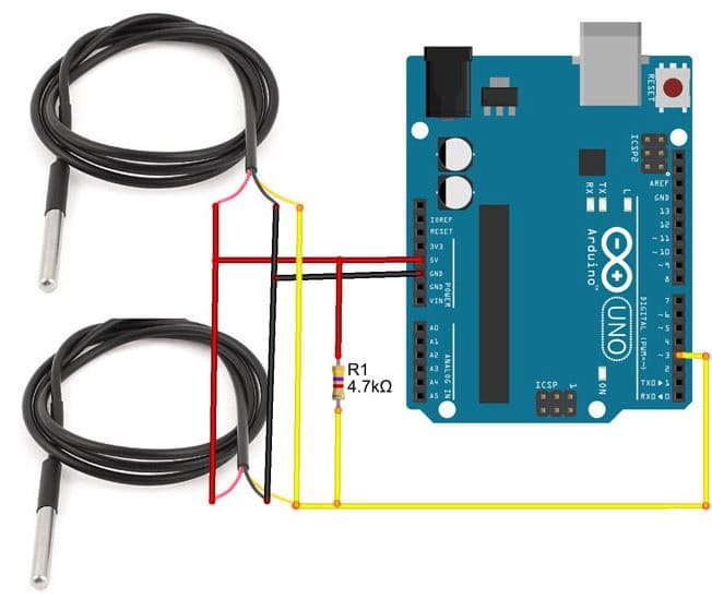 Sensor de Temperatura Digital DS18B20 1 Metro