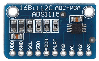 ADS1115 Conversor analogo digital ADC 16Bits 4 canales, placa azul