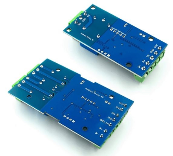Modulo rele de 2 canales RS485/TTL de 7-24V