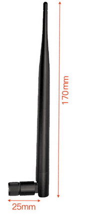 Antena 2.4Ghz y 5.8Ghz  WiFi 5dBi TXWF-JKS-20