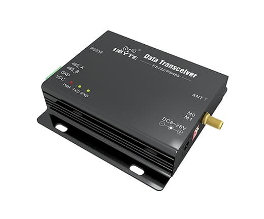 Transmisor y Receptor RS232 RS485 via LoRa Cable Aereo E32-DTU(900L20)-V8