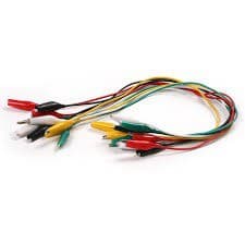 Pack Cable Caiman / Alligator Clips 10 Piezas