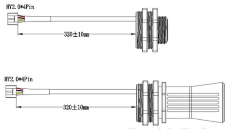 Sensor ultrasonico A01NYUB  A01 exterior IP67