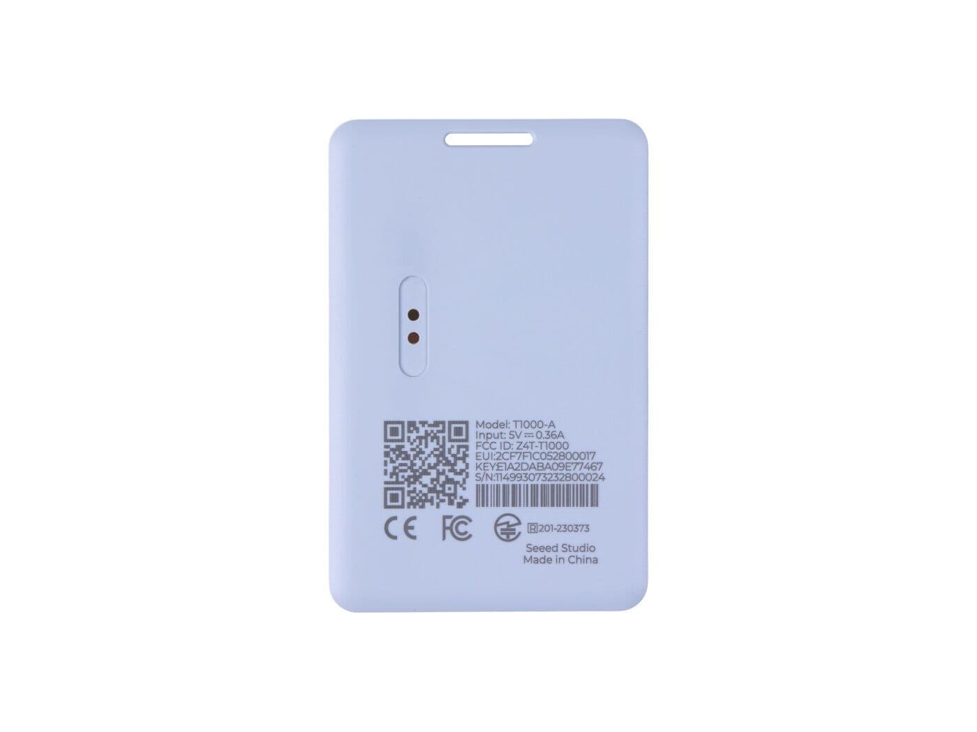 GPS Tracker LoRaWAN SenseCAP T1000-B Tamaño tarjeta