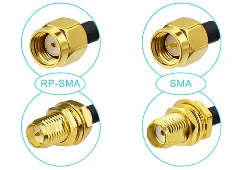 Extensión de cable coaxial RP-SMA Hembra a RP-SMA Macho de 3m RG316