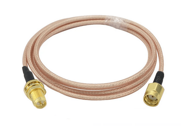 Extensión de cable coaxial RP-SMA Hembra a RP-SMA Macho de 3m RG316