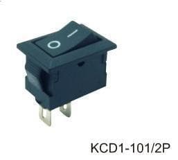 Interruptor switch ON-OFF 10A KDC1-101 Rojo y Negro