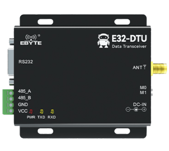 Transmisor y Receptor RS232 RS485 via LoRa Cable Aereo E32-DTU(900L20)-V8