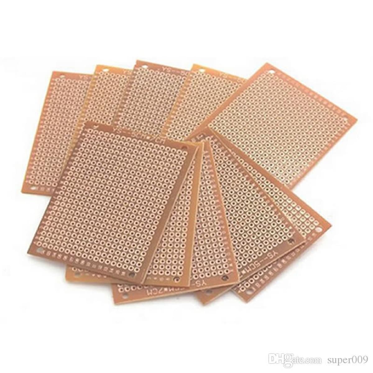 Placas PCB pre-perforadas 5x7CM - Pack 5 Unidades