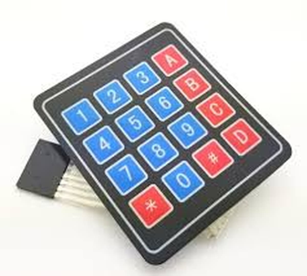 Teclado de membrana Key pad 4x4