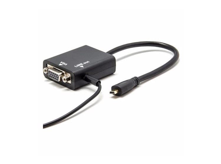 Adaptador micro HDMI a VGA